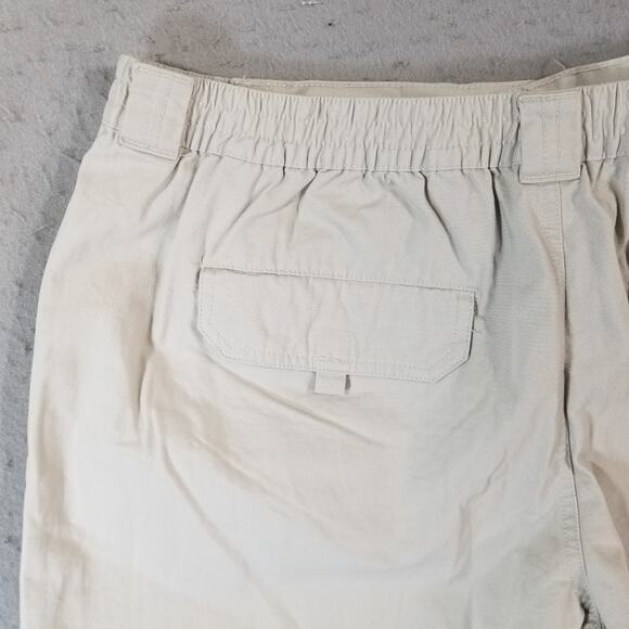 Basic Addition cargo hiking shorts men's XL extra large beige Comfort waist New - Picture 8 of 13